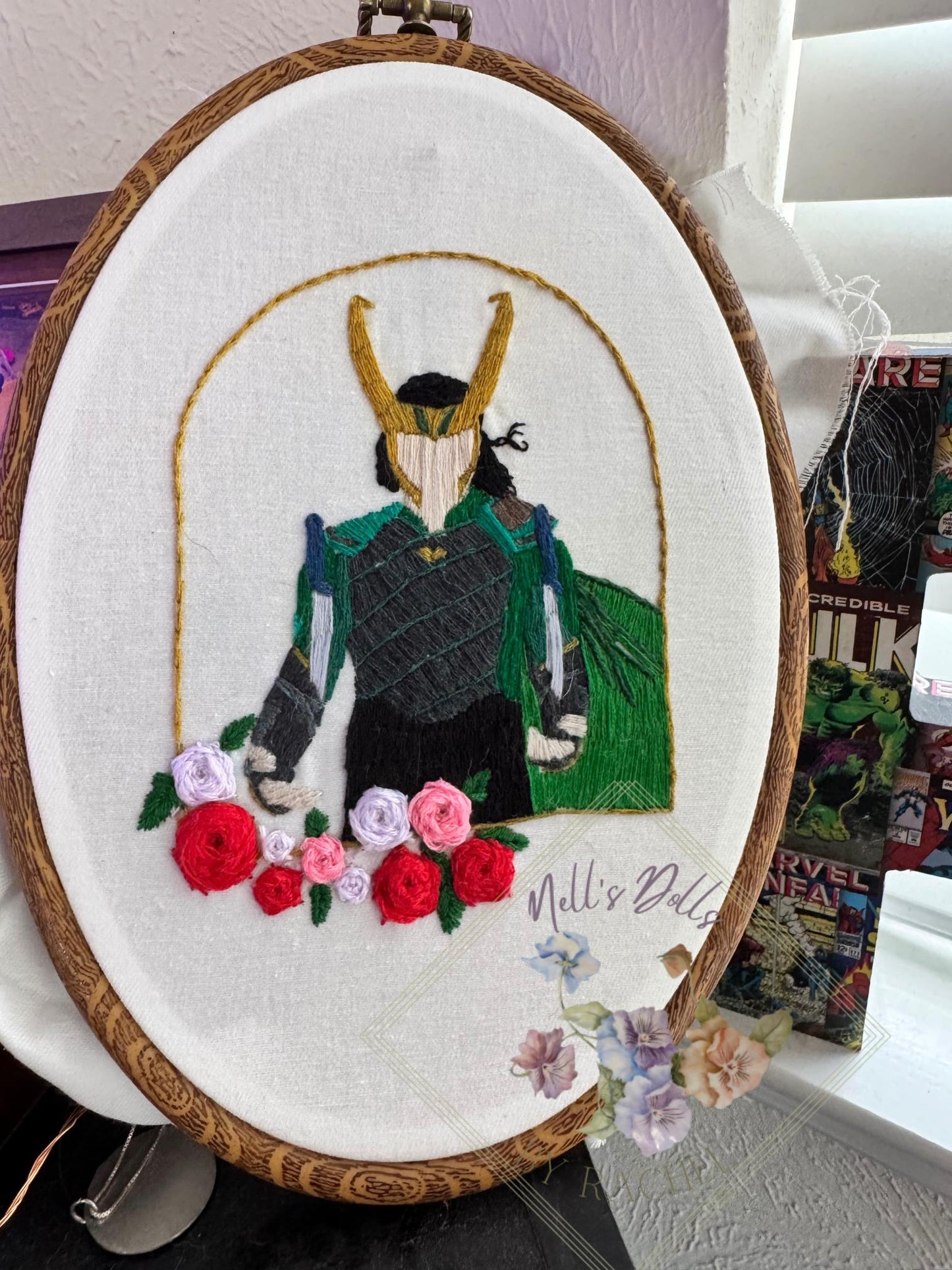 Custom Embroidery with 8in Hoop