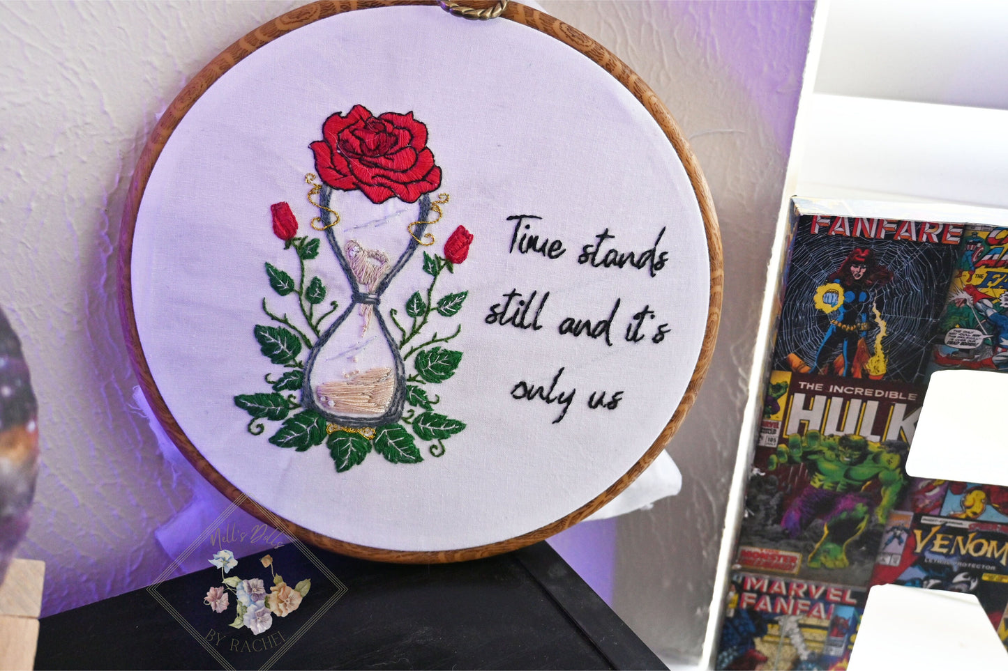 Strangers - Jonas Brothers Hand Embroidered Craft with Hoops