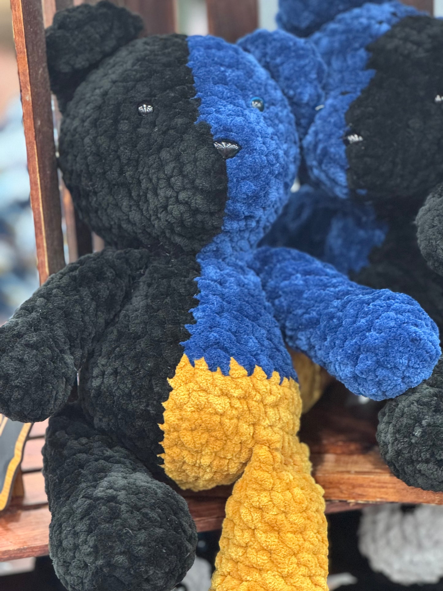 Crocheted Bob/Void Bear Amigurumi