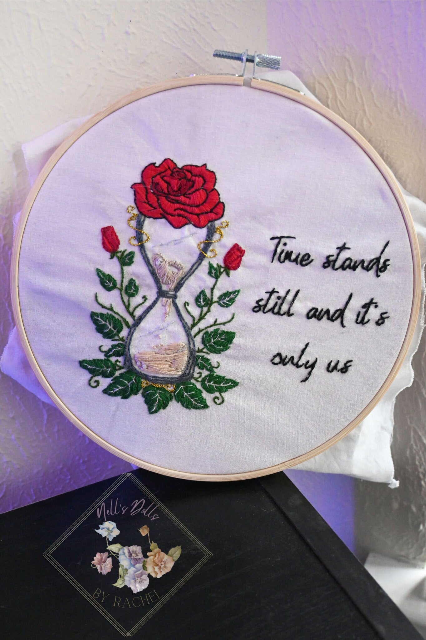 Strangers - Jonas Brothers Hand Embroidered Craft with Hoops