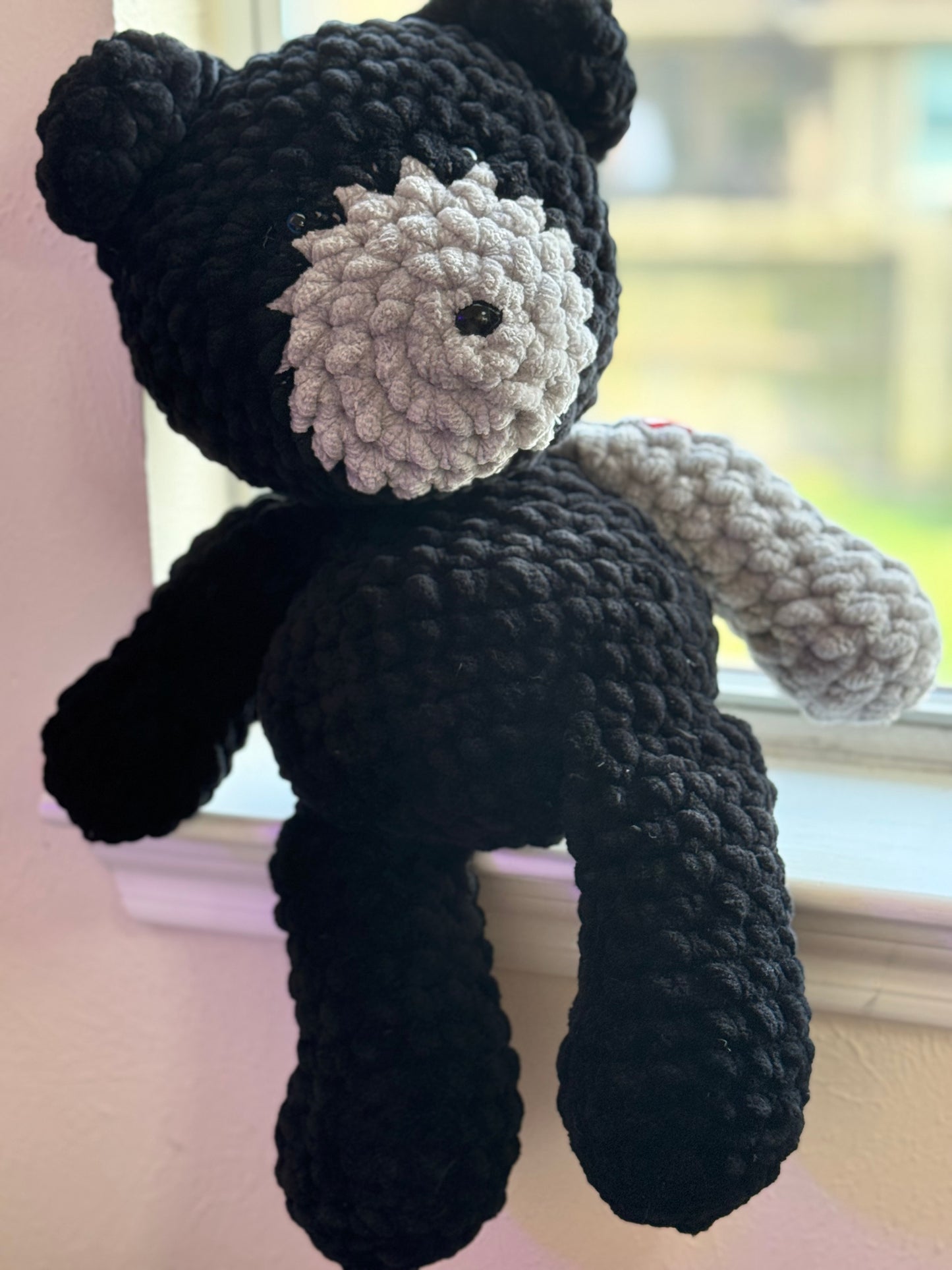 Cuddly Bucky Barnes Crocheted Amigurumi Bear