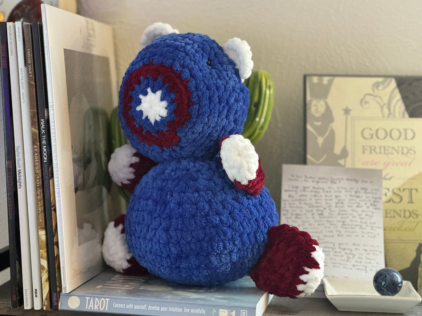 Capybara America Crocheted Amigurumi